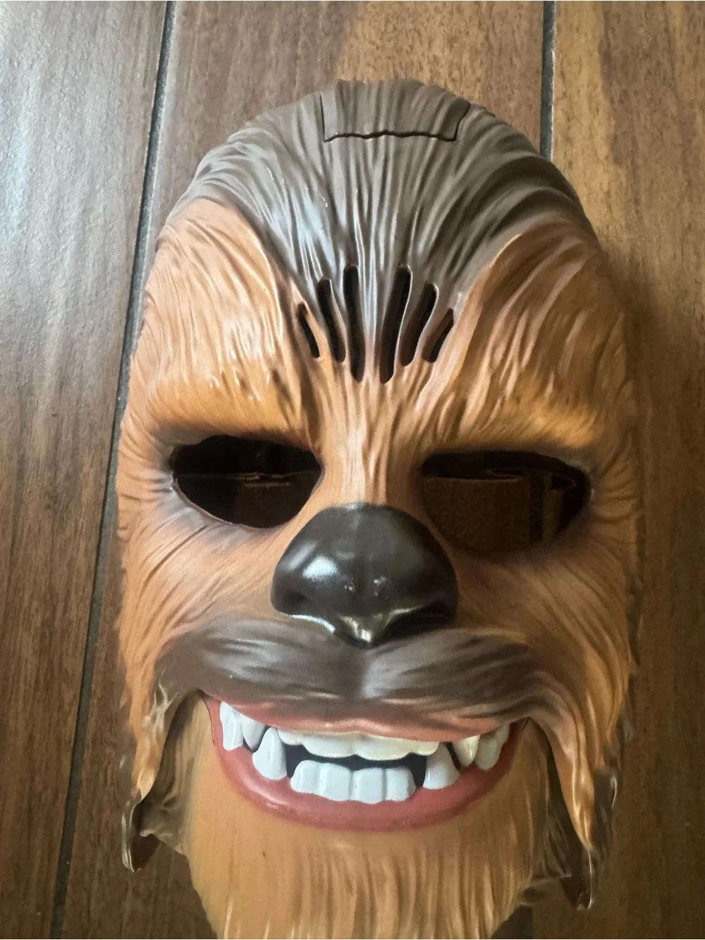 Star Wars Chewbacca Talking Halloween Mask Force Awakens Wookie Roar Hasbro 2015